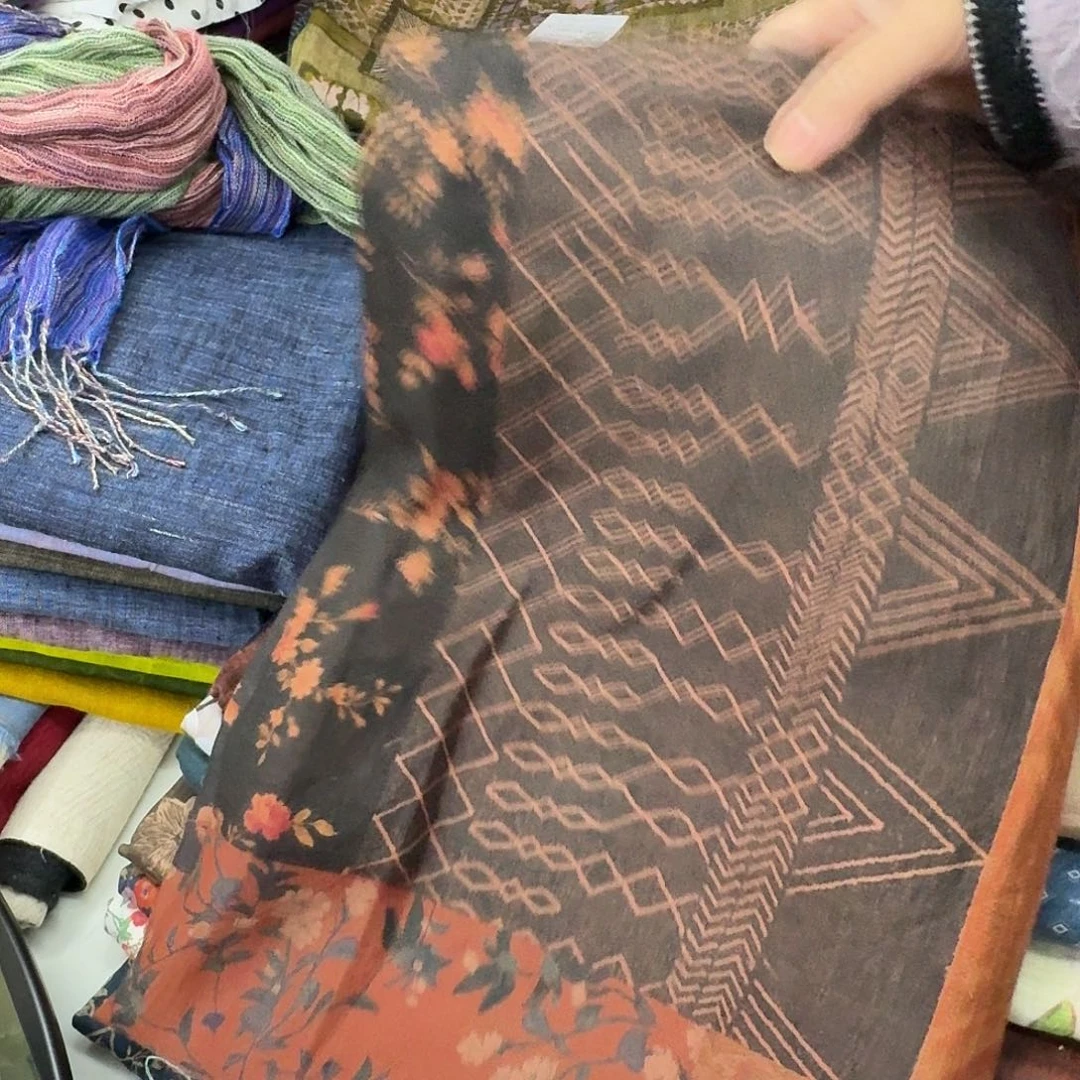 麻1.9米苎麻百家布面料