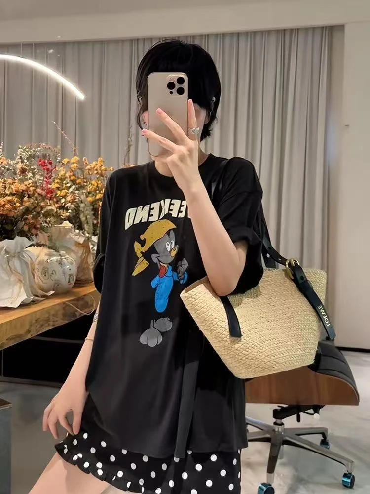 7832卡通字母WEE短袖