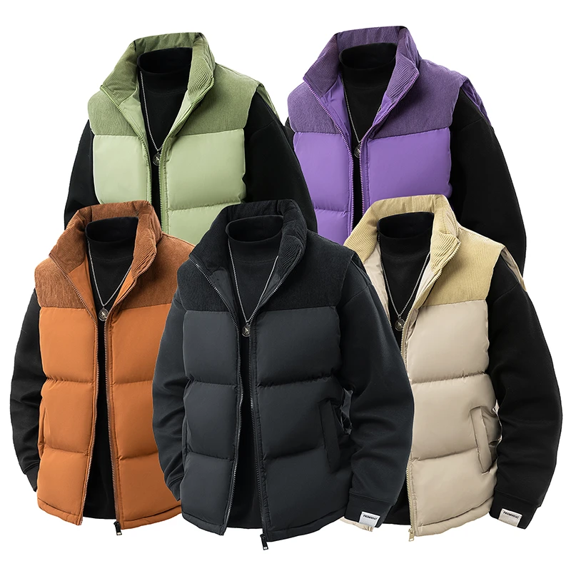 新款2025男女棉马夹外套马休闲时尚百搭商务高品质立领