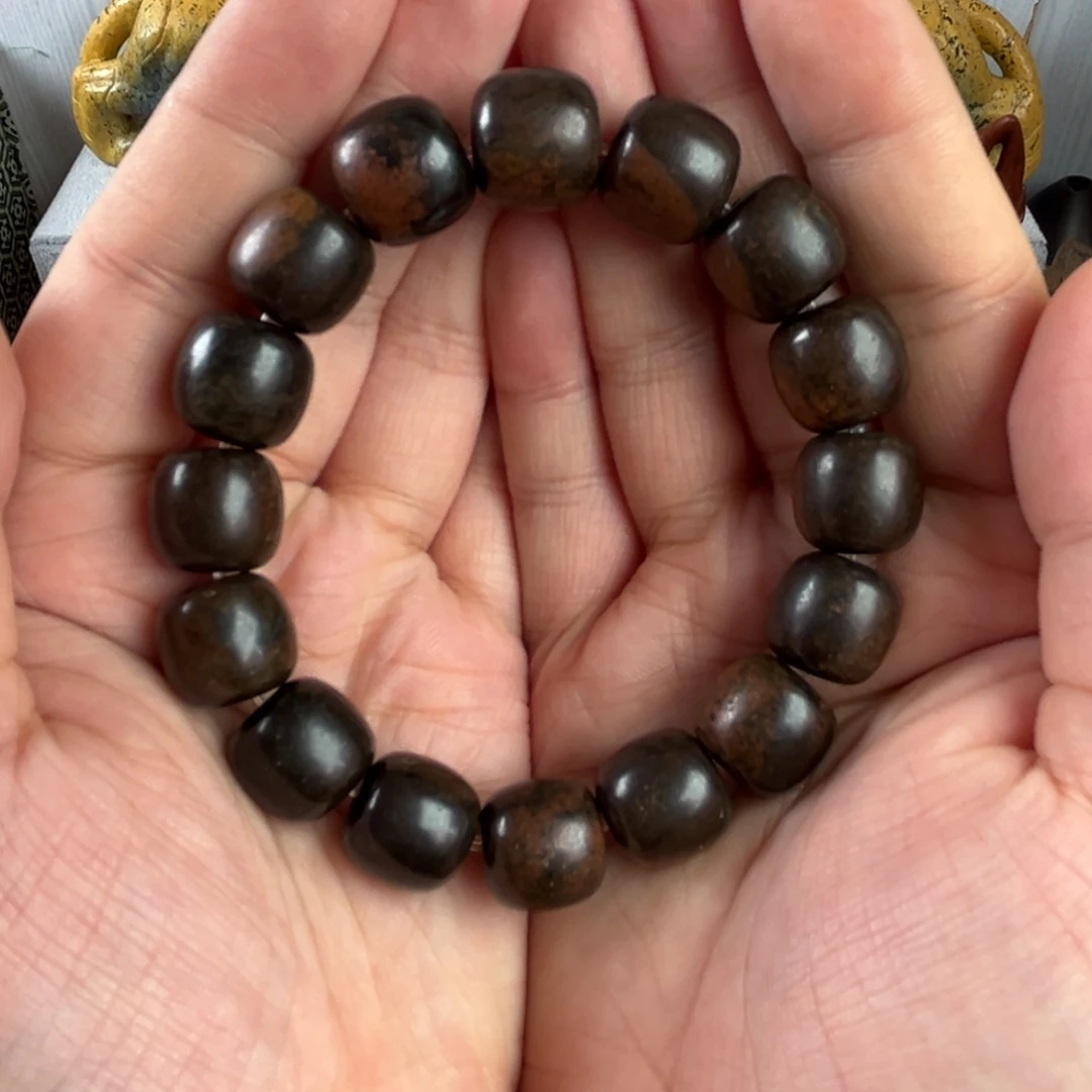 岫岩河磨玉（透闪石质玉）手串未镶嵌用****6