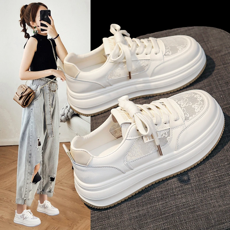 （宠粉浮力）新款夏季透气一脚蹬女鞋时尚休闲鞋小白鞋女鞋运动鞋