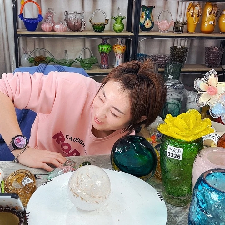 球家悦琉璃工艺品不完美