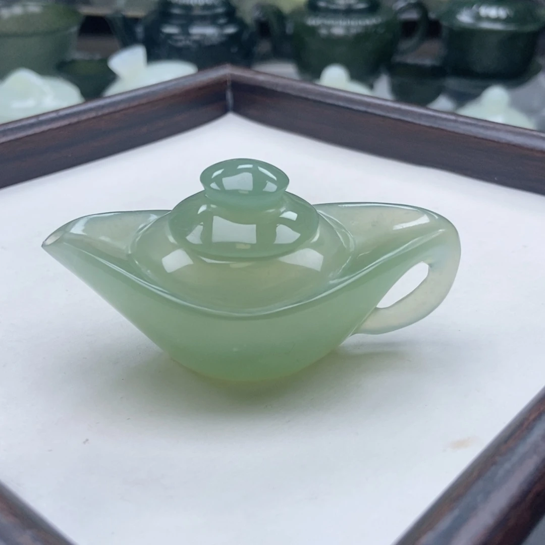 蛇纹石玉未镶嵌手把