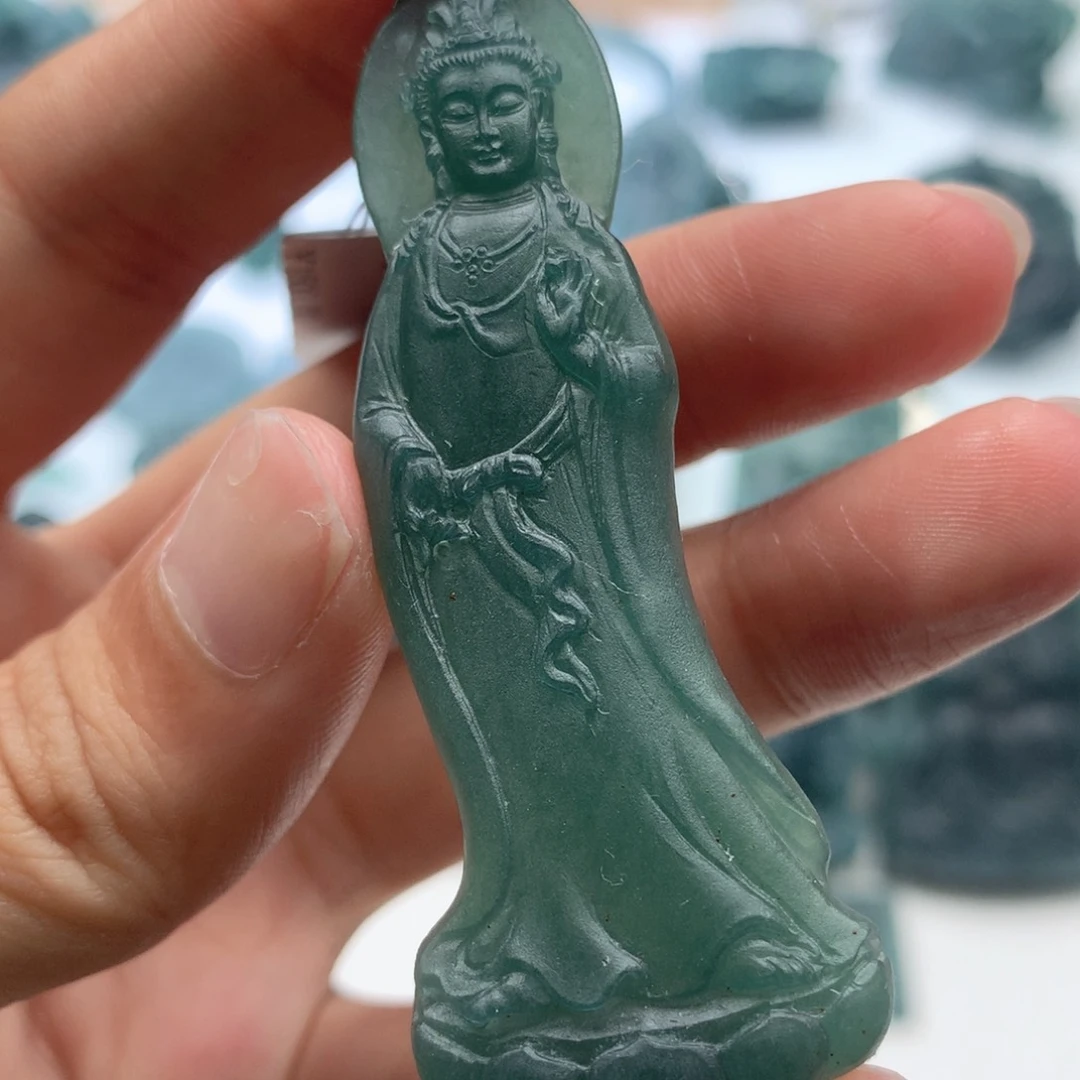定制翡翠未镶嵌毛货不退不换