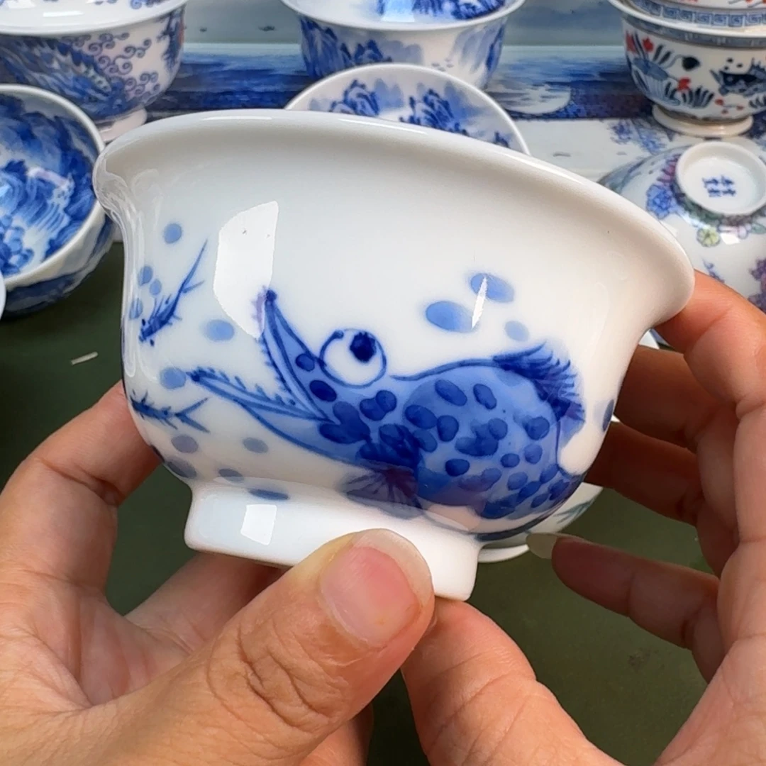 景德镇纯手绘茶具圆圆216