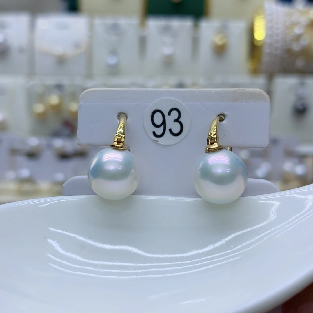 18K金镶嵌耳饰淡水珍珠