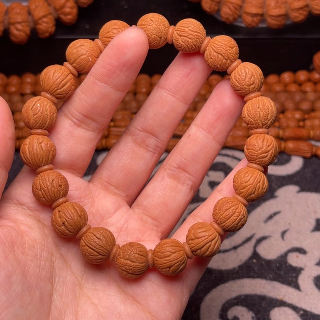 手串桃核龙纹甲骨12