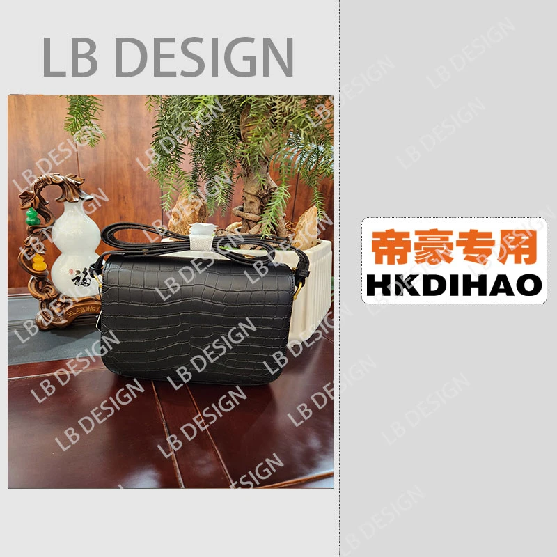 DESIGN【韩6665黑色】手工打造真皮高端定制女士包