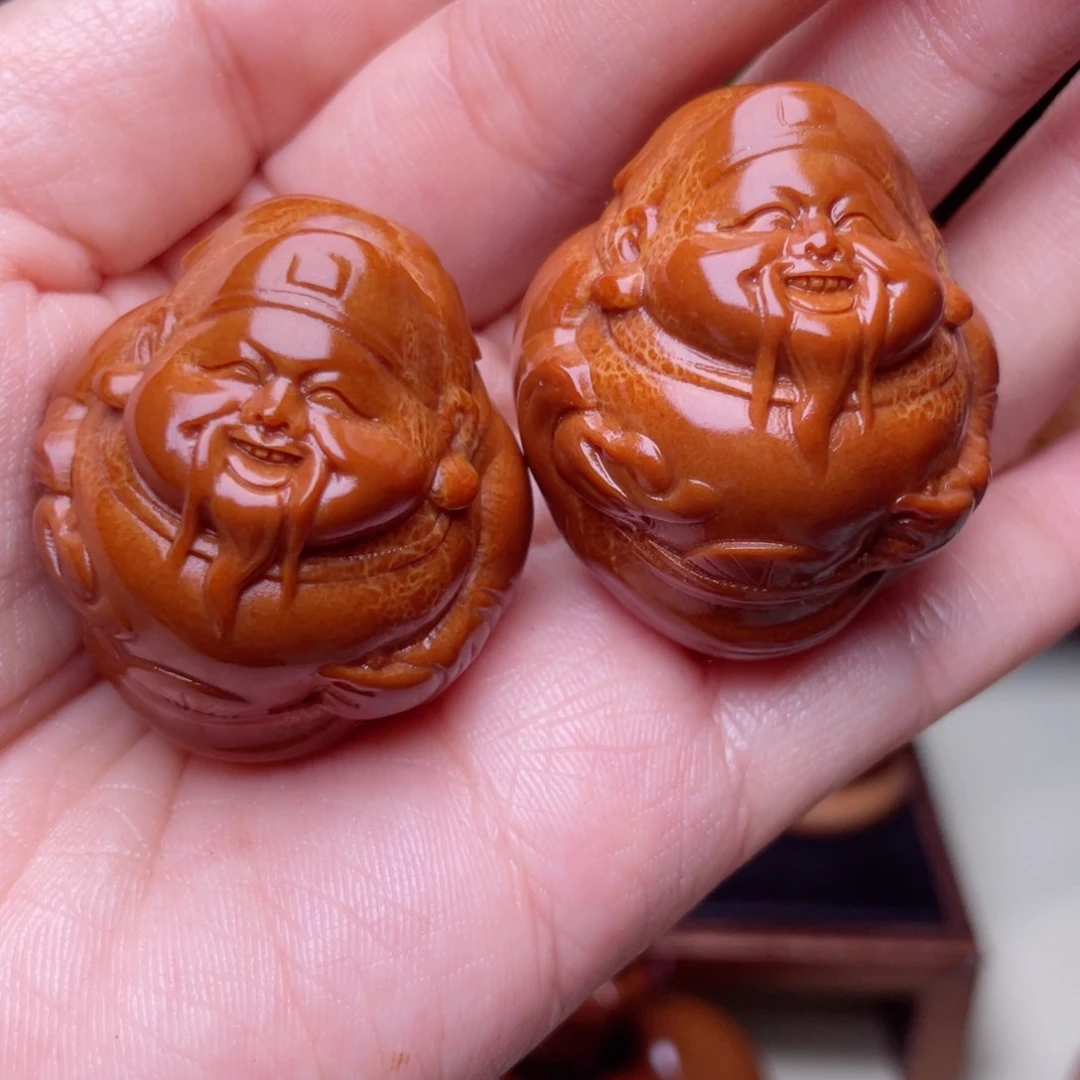 吊坠橄榄核财神手球