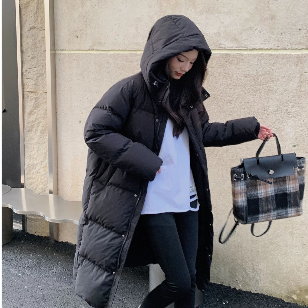 95白鸭绒织带男女同款加厚款羽绒服