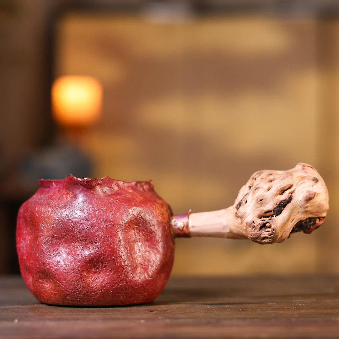 【本朴造物】紫铜圆满烤茶公道（器不同0028）350cc