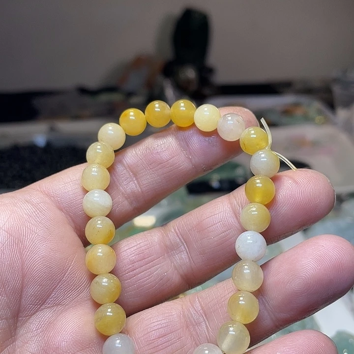 翡翠未镶嵌颈饰珠