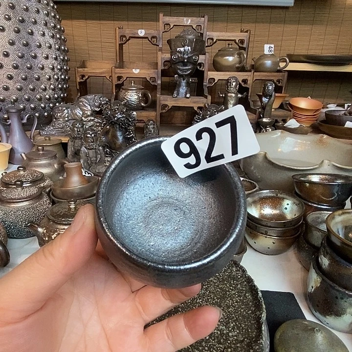 高温柴烧陶泥主人杯