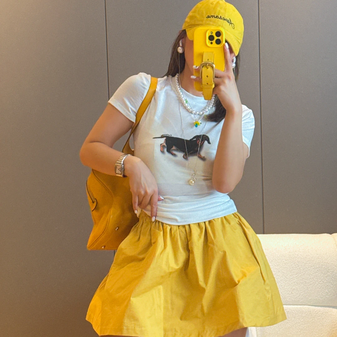 韩版夏季新款高弹凉感时尚百搭款短袖T恤