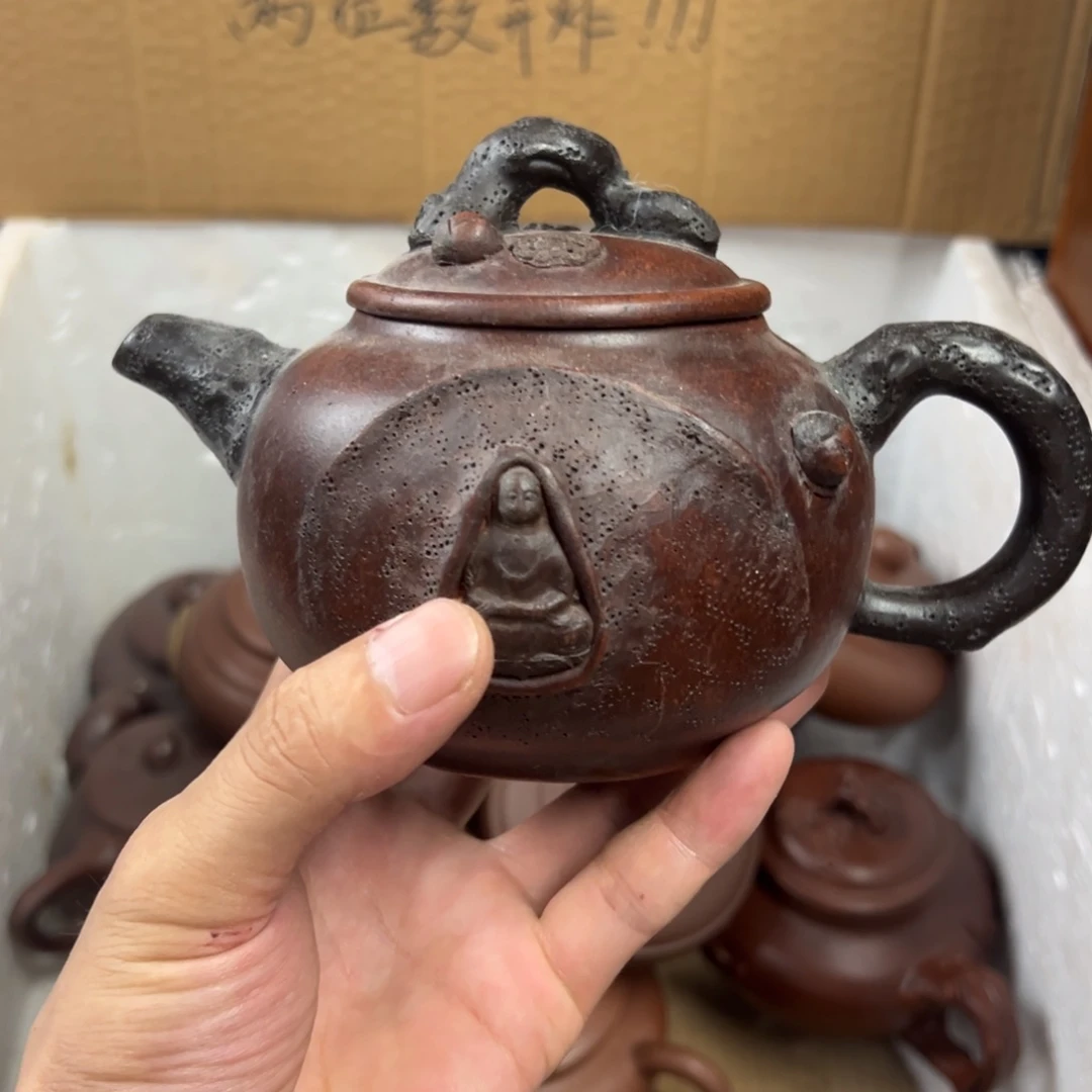 茶壶紫砂宜兴原矿紫砂壶350毫升容量