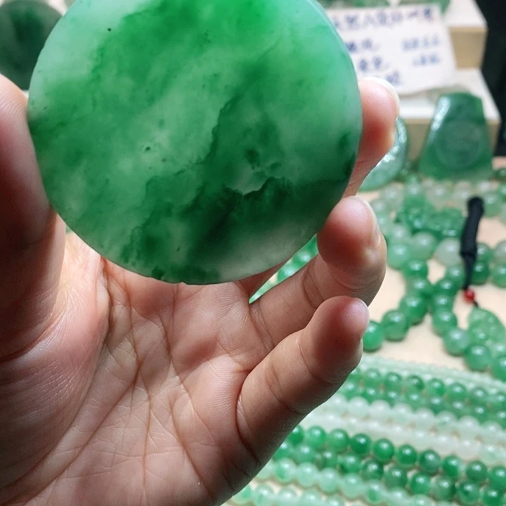 未镶嵌石英质玉珠宝奇石爱**深非洲翠