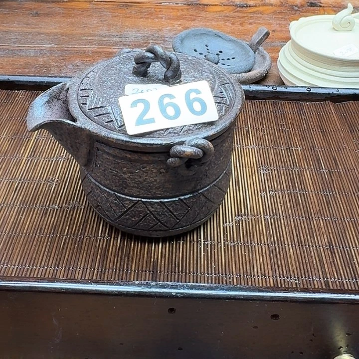 纯手工制作粗陶茶具