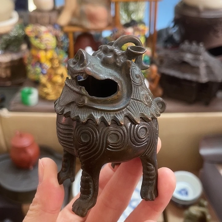 铜中古工艺品摆件