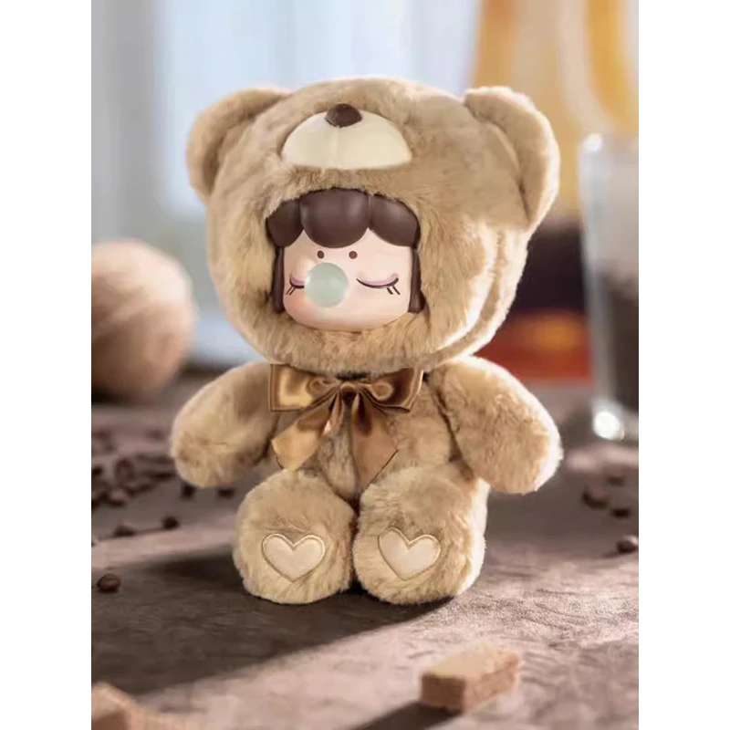 rolife若来nanci囡茜巧克力缤纷搪胶毛绒小熊盲盒公仔挂件礼物