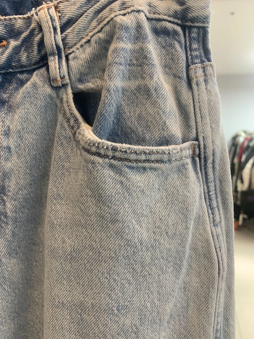 [富贵] 时尚女装夏季百搭牛仔甄选蓝色牛仔裤 ZK259