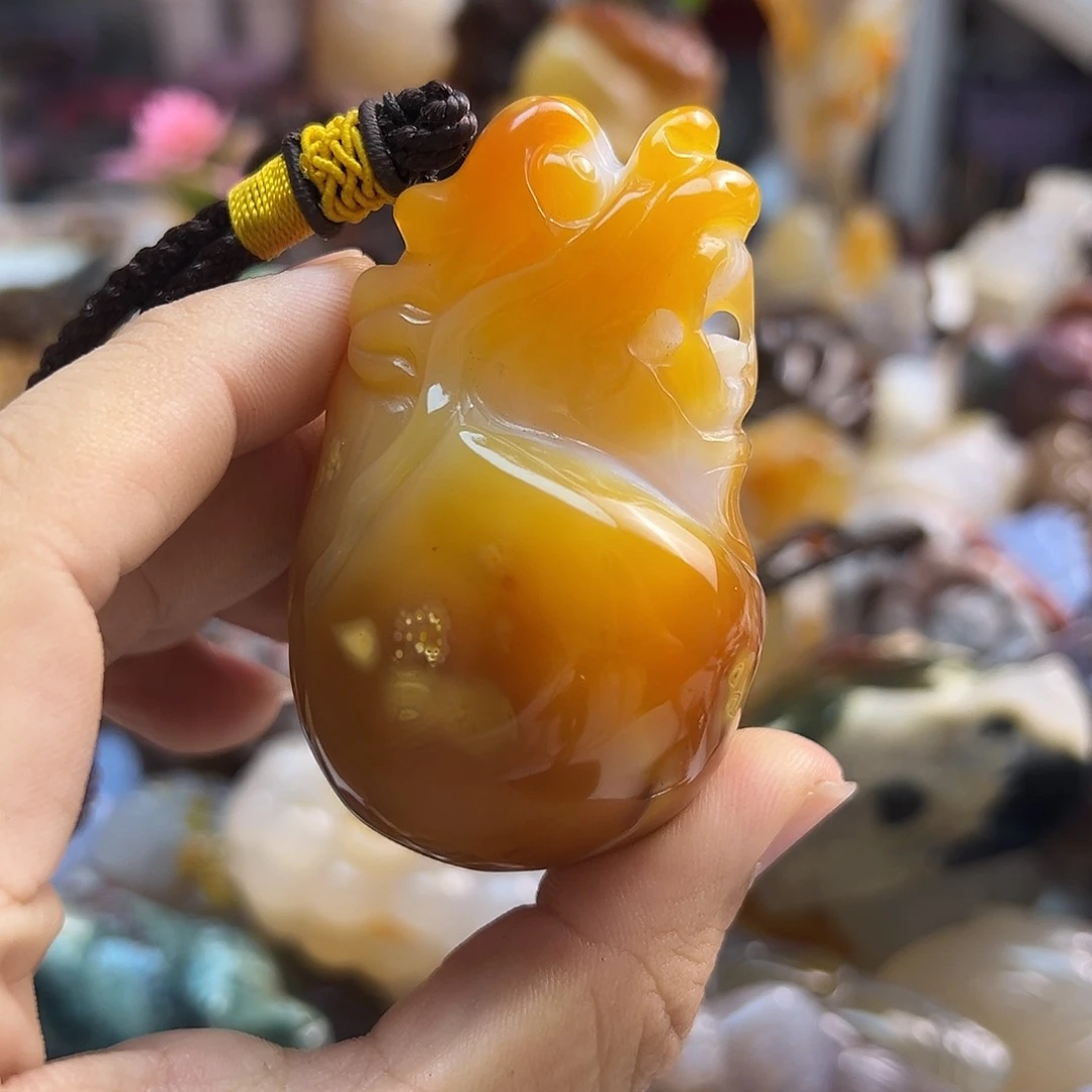 玛瑙/玉髓合金颈饰