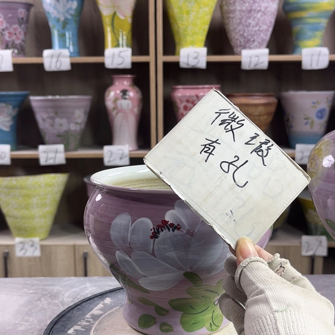景德镇陶瓷花盆花盆