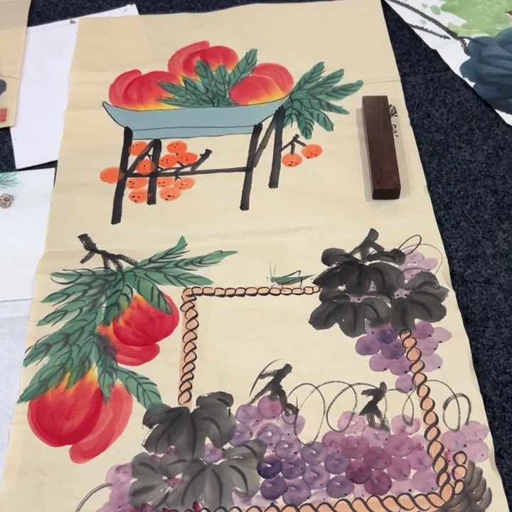 尚谷里商贸 画心一张