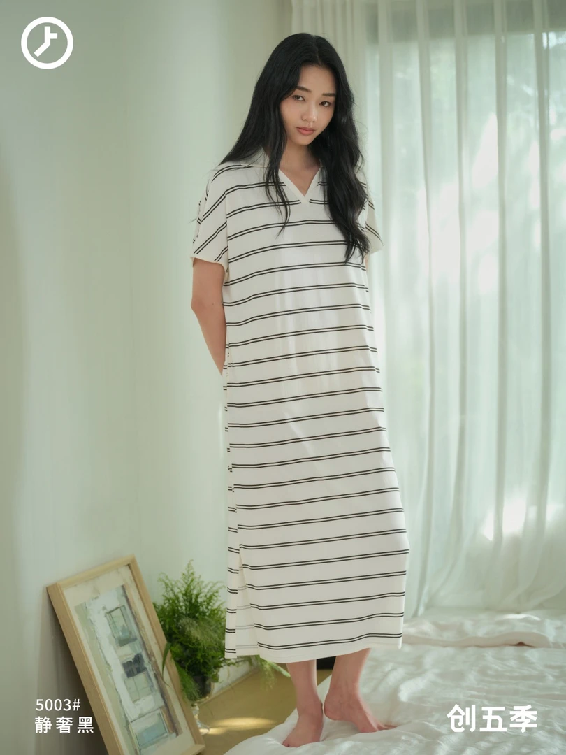 创五季-假日呼吸系列家居裙5003