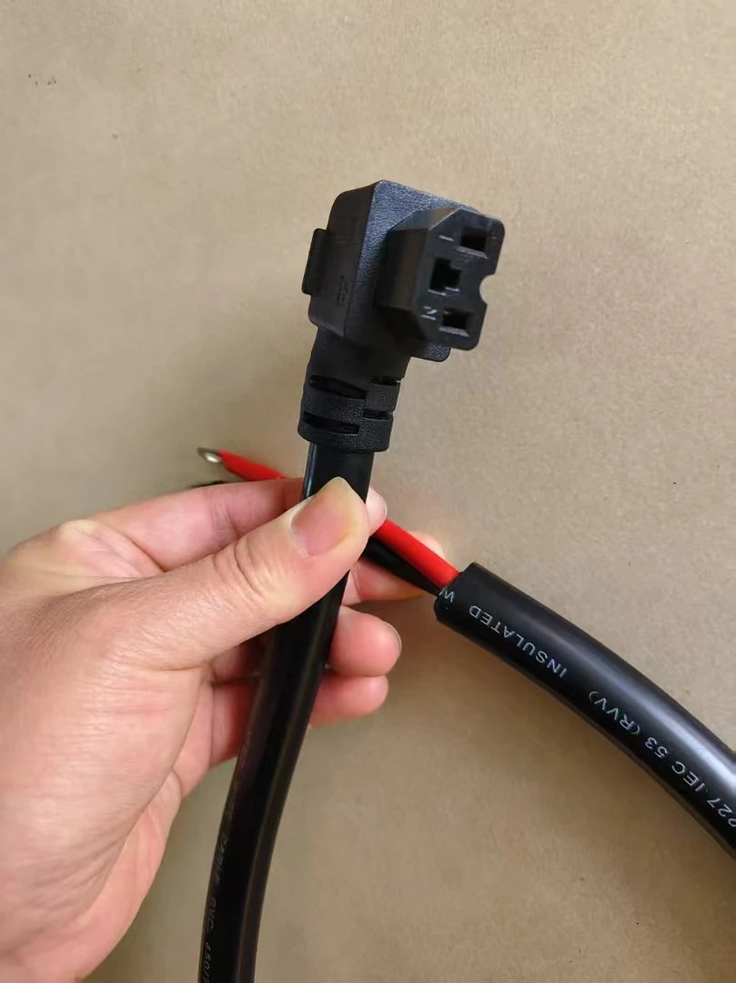 6平8平10平方电动车改装车硅胶纯铜线芯品字弯头线大功率充放电线