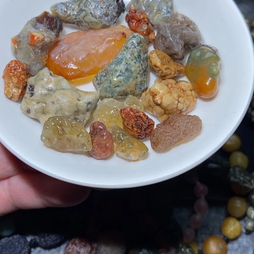 【闪购商品】玛瑙/玉髓颈饰合金天***蓝