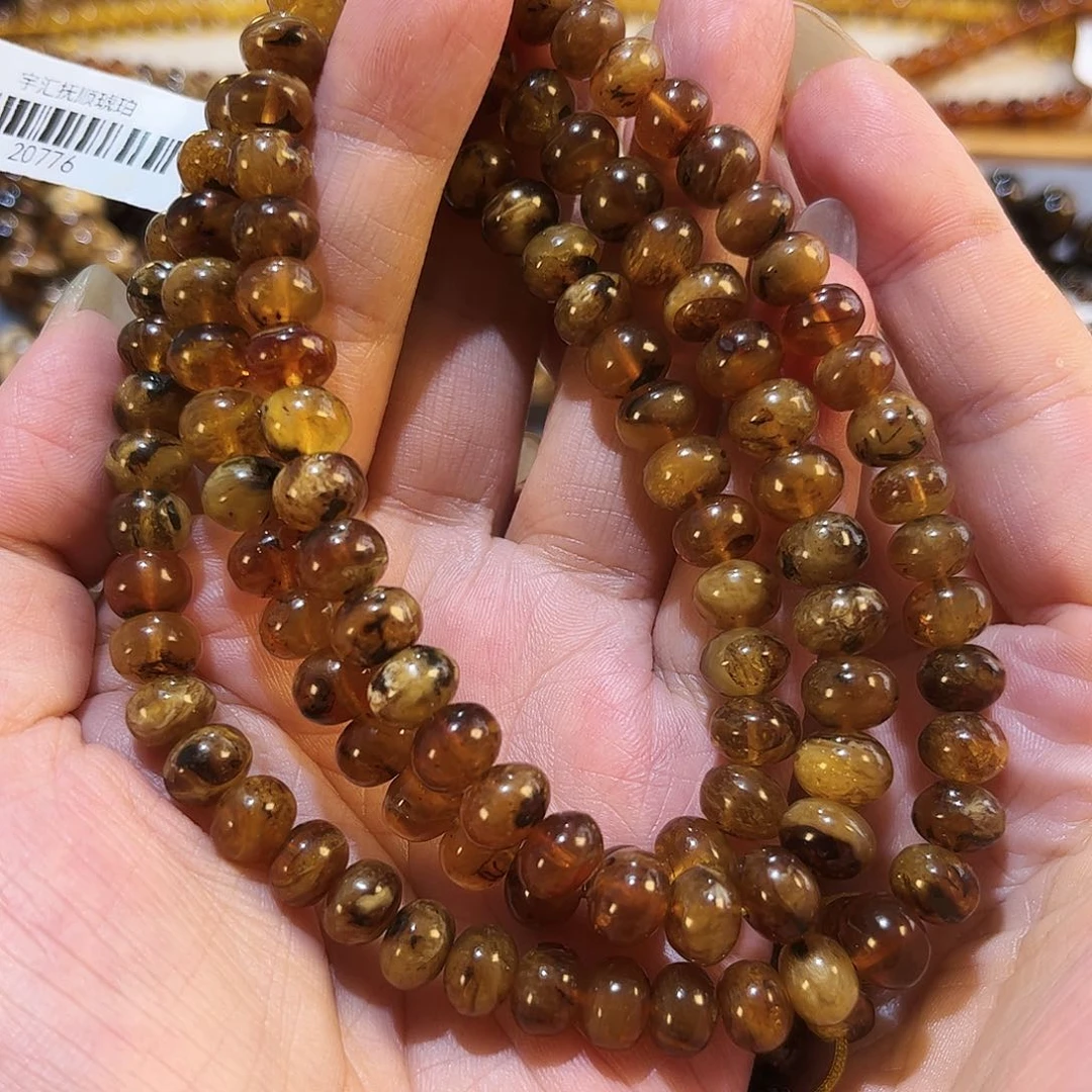 未镶嵌琥珀裸石啊*抚顺琥珀20776八