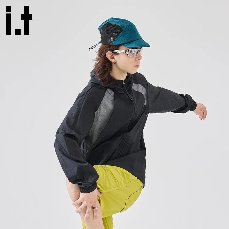 i.t:CHOCOOLAT男士速干骑行防晒衣2025年秋季新款宽松凉感皮肤衣