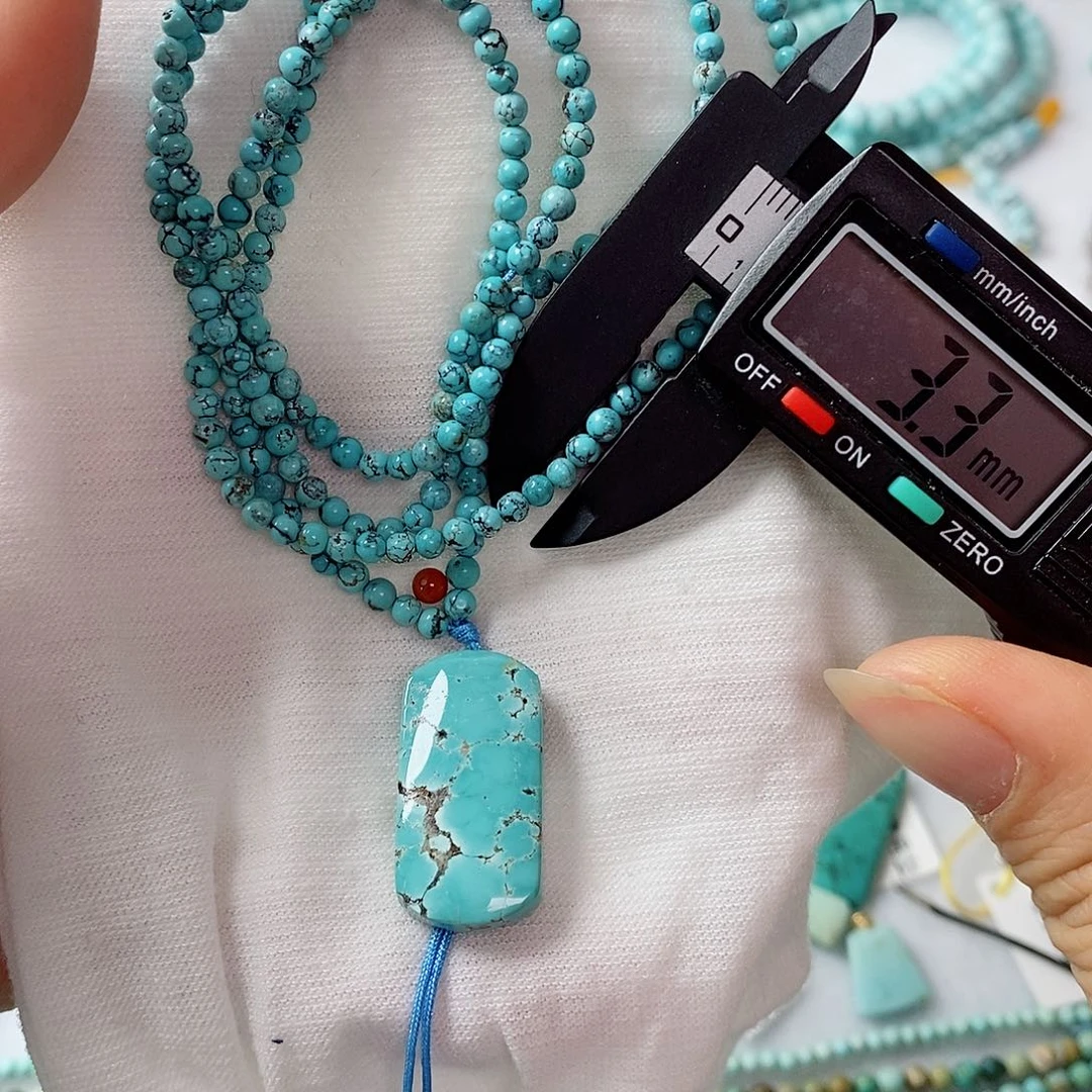 未镶嵌绿松石珠宝半成品