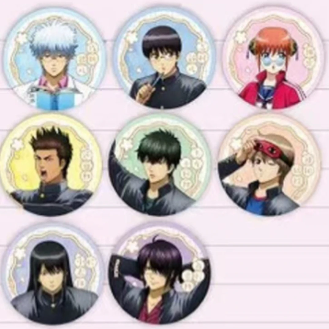 【藏谷馆】银魂 3年Z组银八老师animate 角色吧唧Q立牌徽章