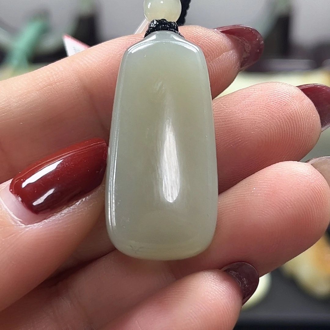 和田玉未镶嵌吊坠(不含链)