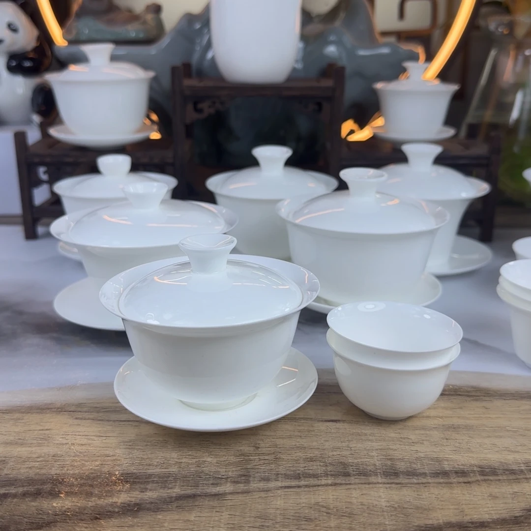 山***：盖下110ml元宝盖碗➕2个蛋壳杯