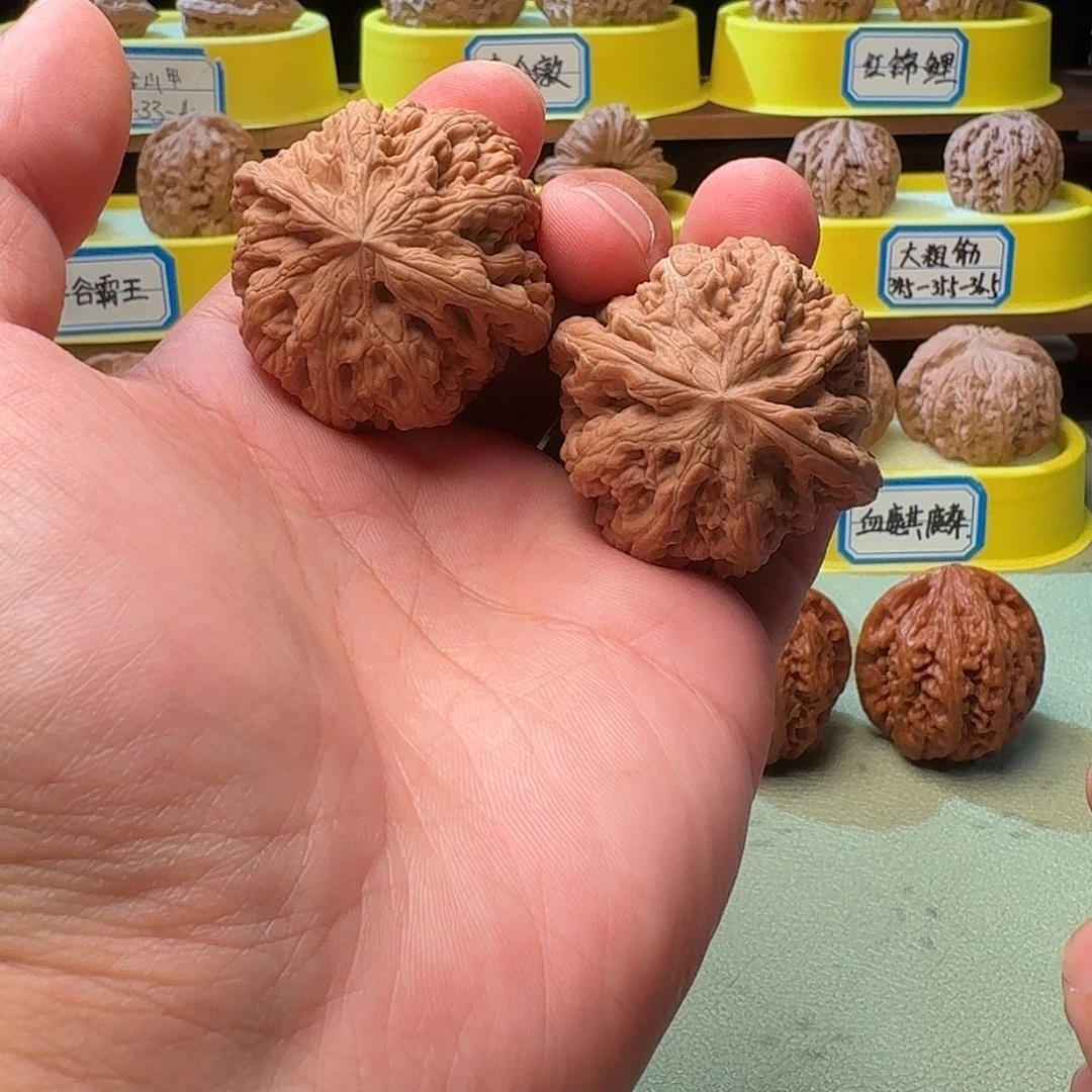 把件文玩核桃平谷大粗筋全品42尺寸头货精对