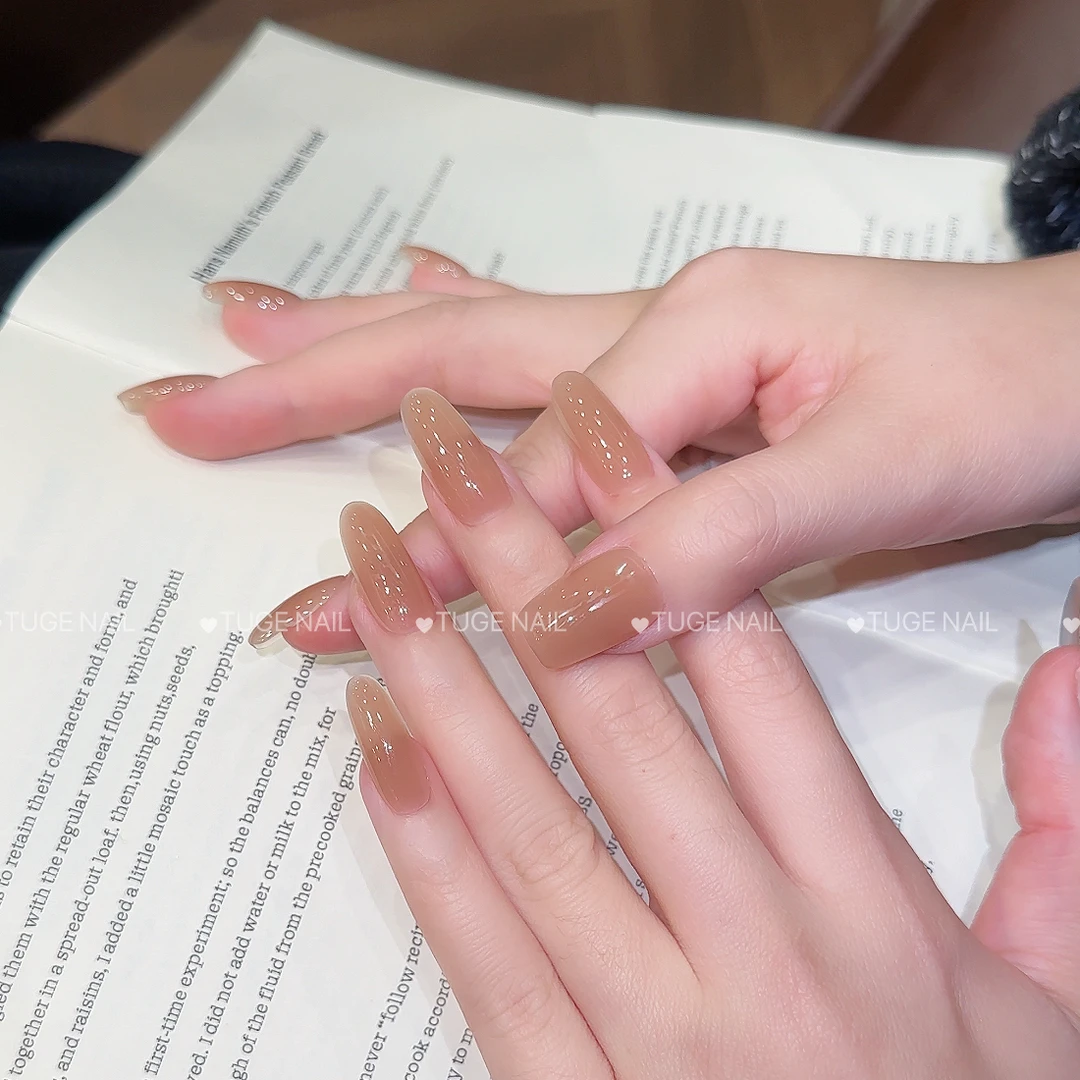 TugeNail“粉底液”秋冬粉底液裸色系美甲显白高级穿戴甲TG1227