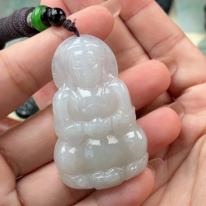 翡翠未镶嵌颈饰天然翡翠a货
