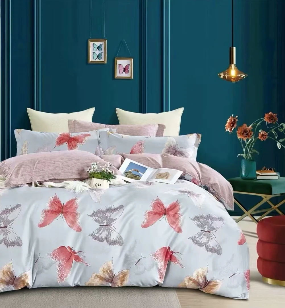 双人被套【五彩蝶】尺寸2x2.3米轻奢典雅柔软亲肤舒适居家面料