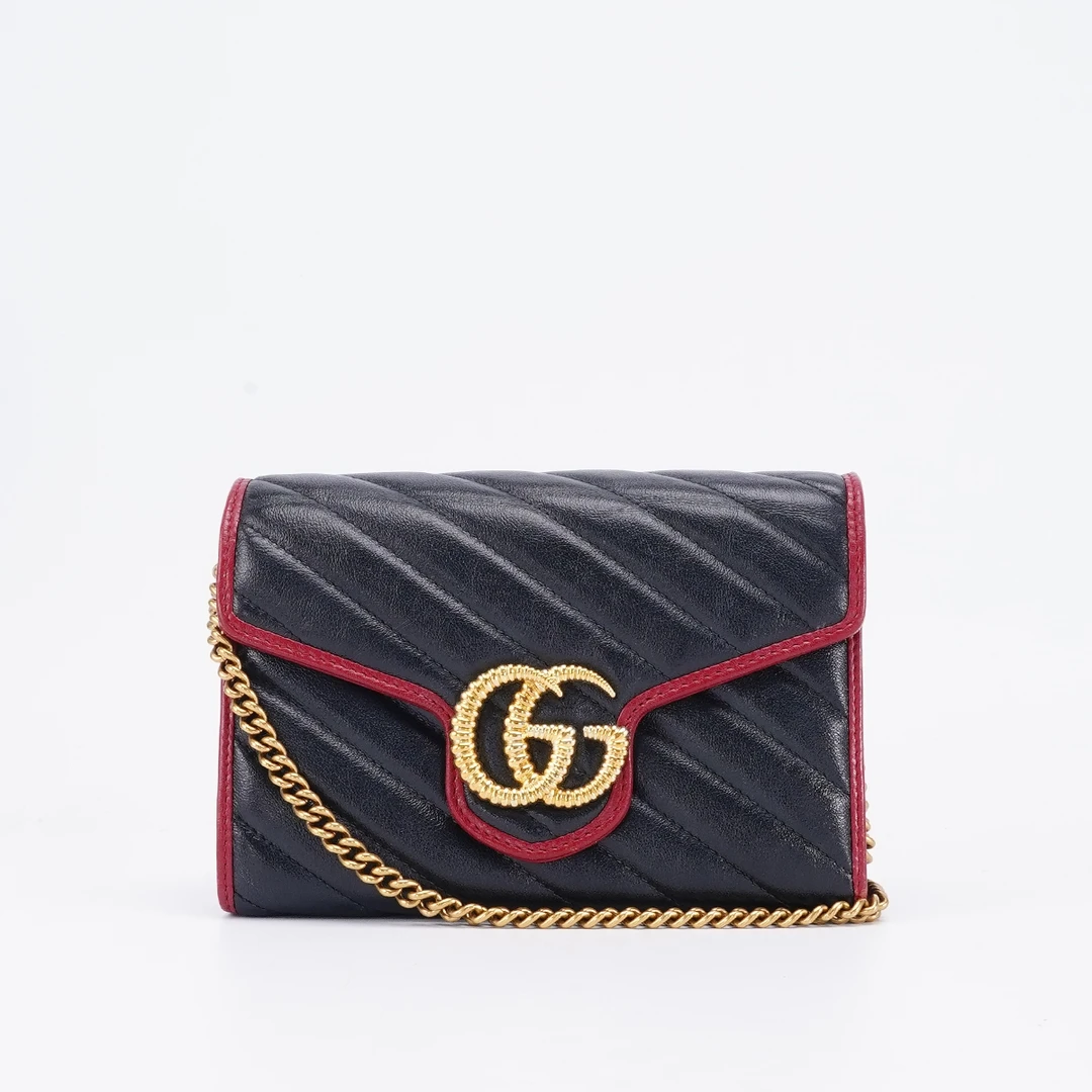 95新 GUCCI/古驰 Gucci 马蒙woc v纹春季款/BG22016105