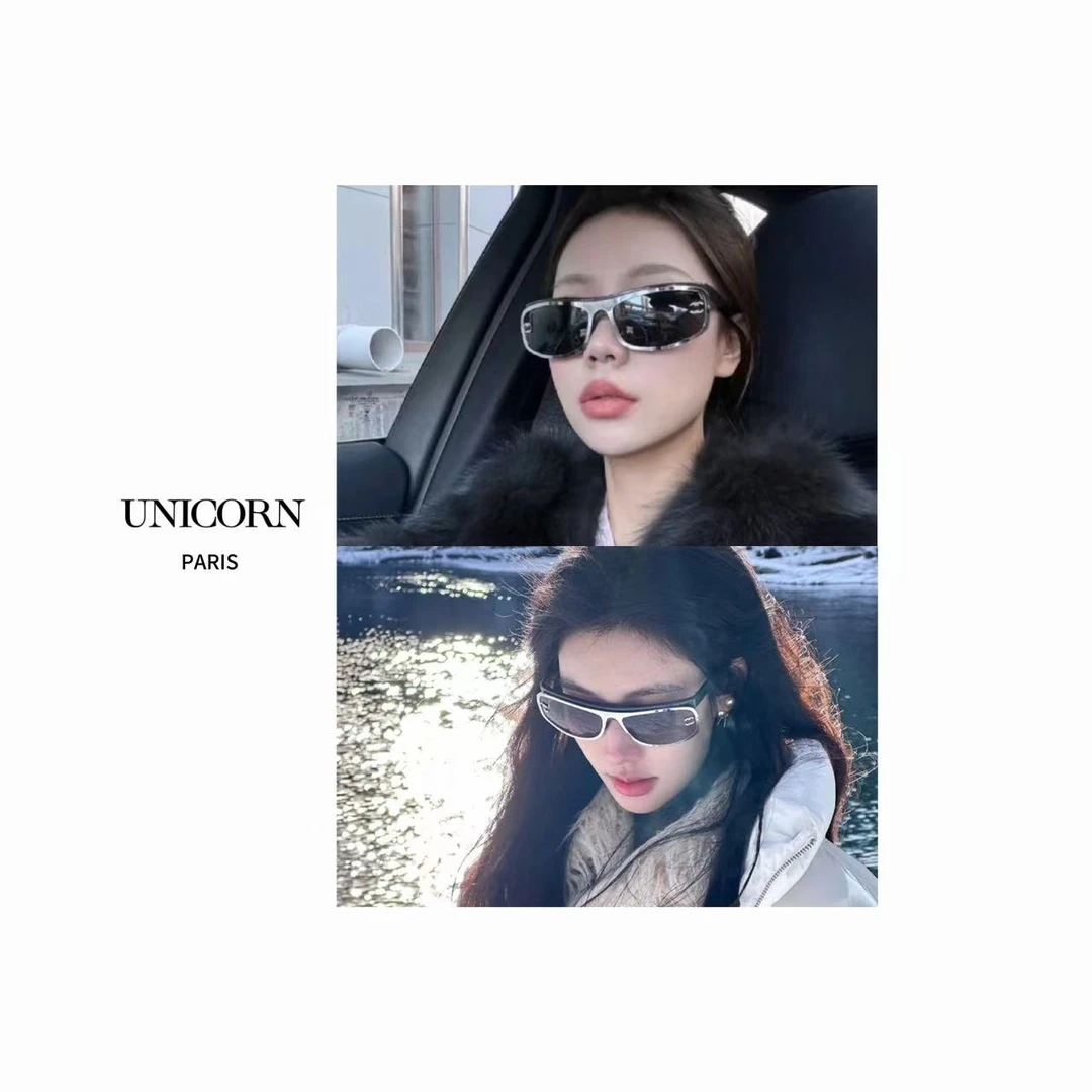 新款前卫曲面“未来感”防风时尚眼镜 YJ0049