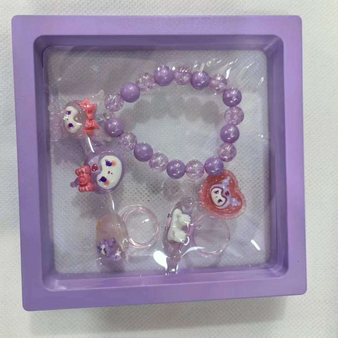 甜美卡通公主风女时尚蓝色儿童