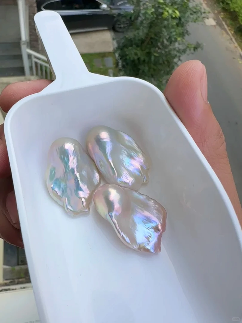 白冰糖 大巴洛克（活体开蚌不退不换）可定制DIY定制成品