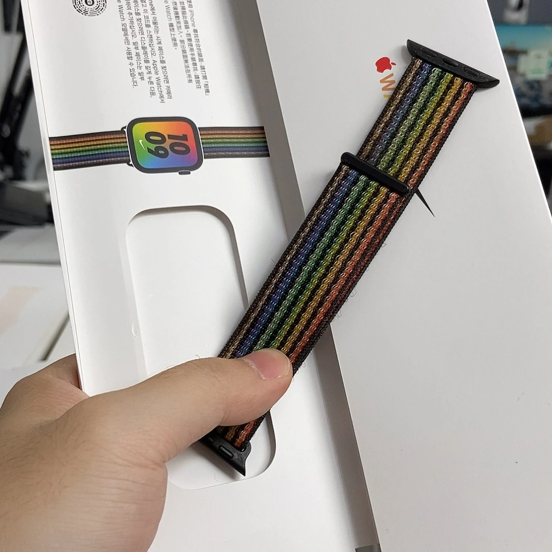 95新小盘黑彩虹表带