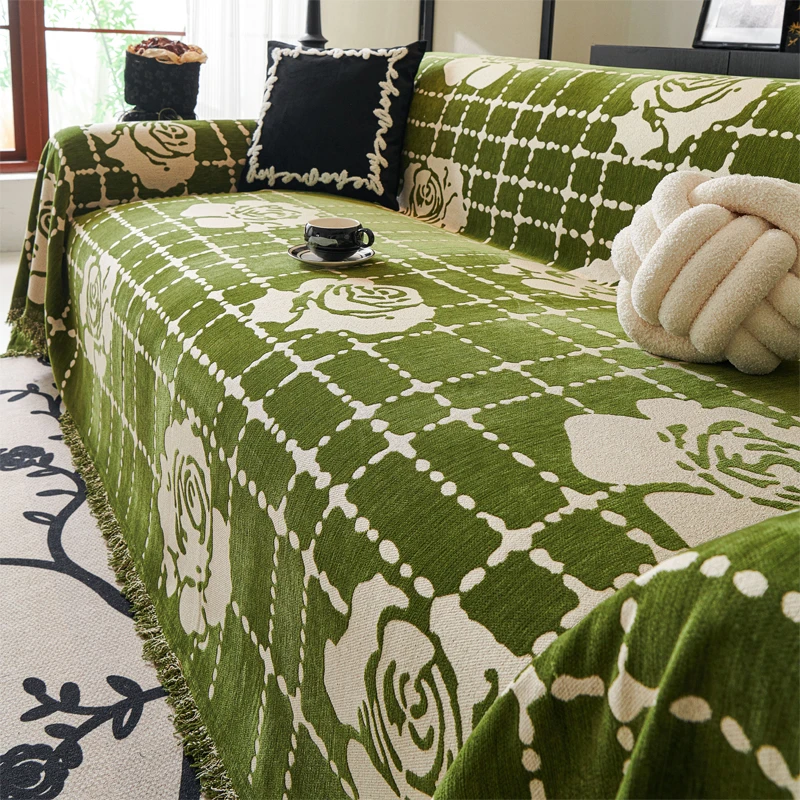 2025新款沙发盖布巾四季通用轻奢防猫抓套罩高级感坐垫一整张全盖