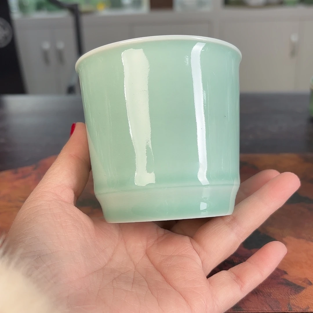 龙泉云间青瓷小米茶器