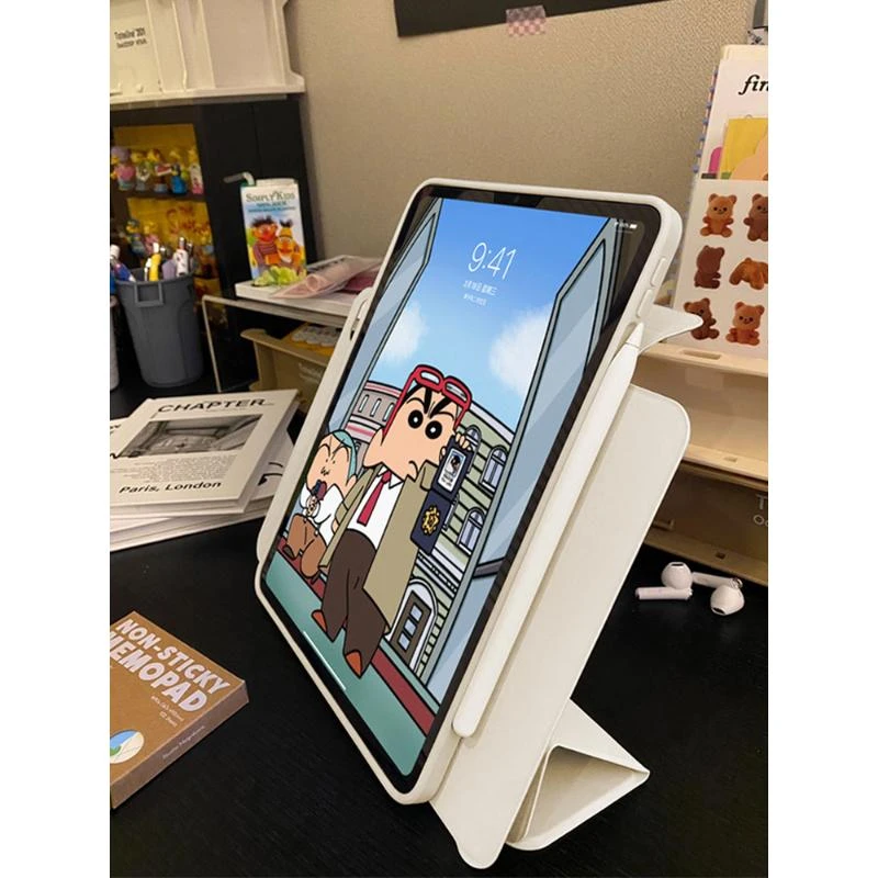 720旋转ipadair7/6保护壳2025新款Pro套11寸磁吸mini7拆分10透明