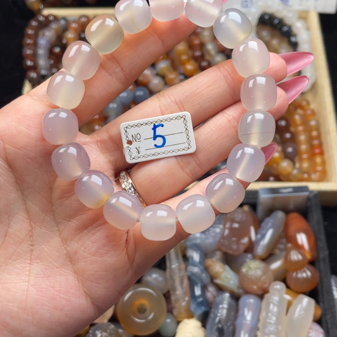 玛瑙/玉髓未镶嵌手链