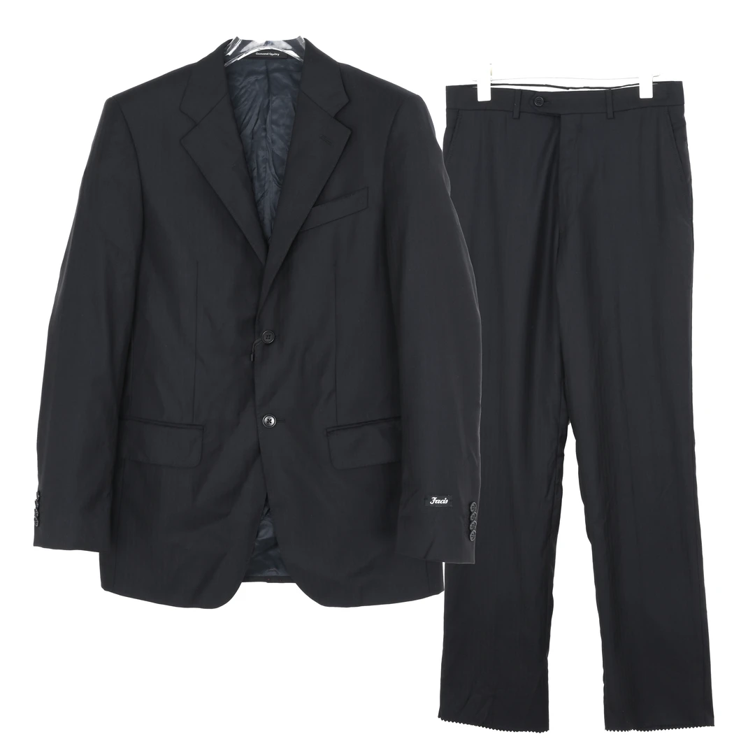 FACIS 男士深蓝色简约气质羊毛西服套装 T122-3971-W06911010